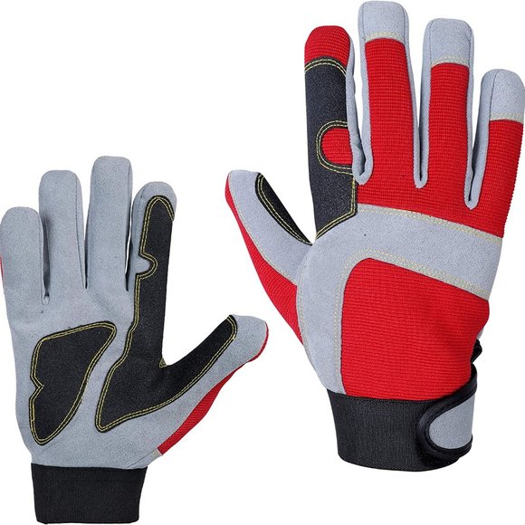 New Custom Design Flex Grip Mechanic Work Gloves, Tough,Stretchable - Picture 1 of 8